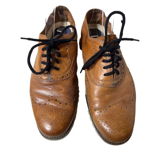 Cole Haan Mens Zerogrand Wing OX Leather Oxford Shoe Size 9 1/2M - Picture 1 of 14